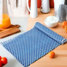 REVEXO Blue Set of 1 Water Resistant Shelf Liner Organisers-14