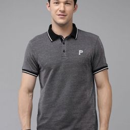 Provogue Men Polo Collar Cut Outs Slim Fit T-shirt-image-33