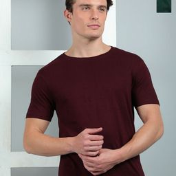 Dollar Men Pack of 2 Solid Round Neck Cotton Slim Fit T-shirts-picture-31