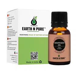 EARTH N PURE 100% Pure Healthy Scalp Grapeseed Carrier Oil & Therapeutic Grade - 15 ml-image-95