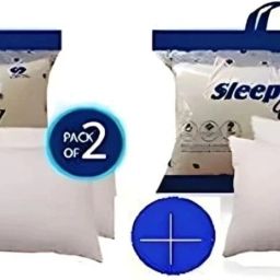 Microfibre Solid Sleeping Pillow Pack of 4-image-109