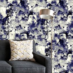 ArtzFolio Printed UV-Resistant Anti-Bacterial Flowers Leaves Imprints Peel & Stick Wallpaper-image-98