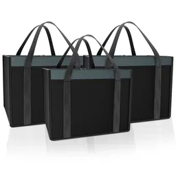 Kuber Industries Grey Set of 3 Water Resistant Multi-Utility Organisers image 2