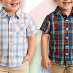 KIDGARB Boys Pack Of 2 Printed Casual Shirts-image-65