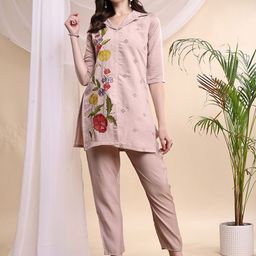 KALINI Floral Embroidered Co ords-picture-2