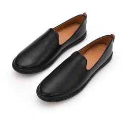 STEPHORN Men Classic Black Loafers-picture-48