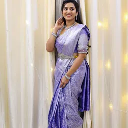 AVANTIKA FASHION Zari Pure Silk Ready to Wear Banarasi Saree-39
