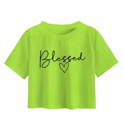 100LUCK Print Cotton Crop Top-picture-25