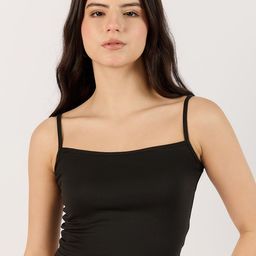 Outzidr Women Shoulder Straps Black Top-image-15