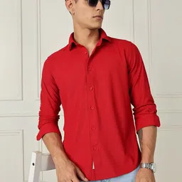 Thomas Scott Men Premium Slim Fit Knitted Shirt-image-15