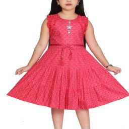 PN Fashion Print Fit & Flare Dress-image-79