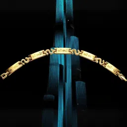 Dynamic Retail Global Men Gold-Plated Link Bracelet-37
