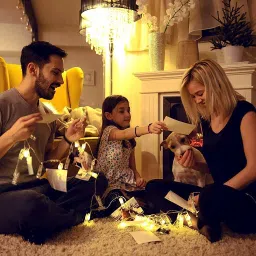 fstyler 20 LEDs 5 m Gold Steady String Rice Lights image 5