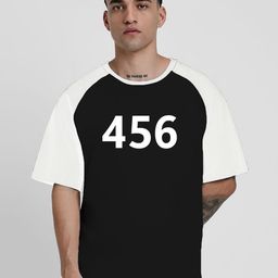 TOGS & TERRE Men Colourblocked Round Neck Cotton Oversized T-shirt-image-87