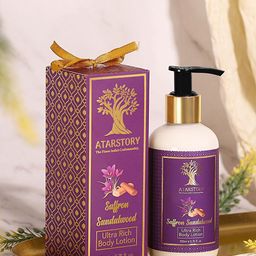 ATARSTORY Saffron Sandalwood Ultra Rich Body Lotion For Moisturization - 200 ml-39