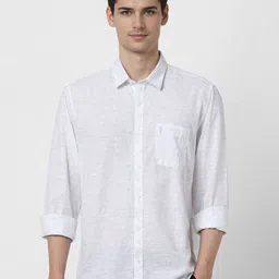 Peter England Casuals Men Slim Fit Opaque Printed Casual Shirt-image-78