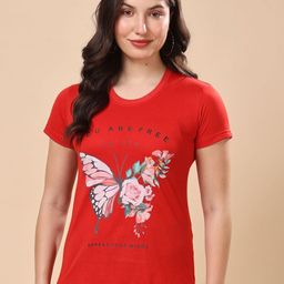 Moda Rapido Women Printed T-shirt-image-67