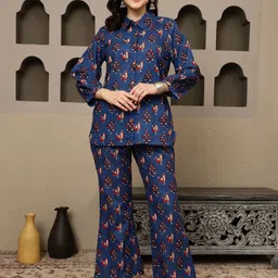 BANDIA Printed Pure Cotton Shirt With Trousers-picture-23
