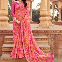 Panzora Poly Chiffon Saree-image-50