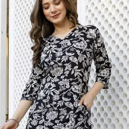 HYTEN Floral Printed Kurti-13