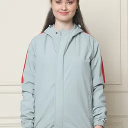 HOUSE OF VEDAS Waterproof Hooded Rain Jacket-image-38