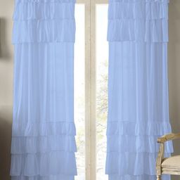 Dekor World Multicoloured Set of 2 Sheer Door Curtain-18