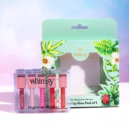 Whimsy Beauty Set Of 5 High Five Mini Lip Gloss - 5 g Each-11