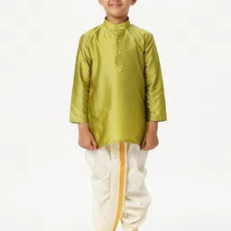 Ramraj Boys Band Collar Kurta With Dhoti Pants-27