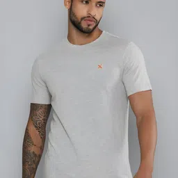 HRX by Hrithik Roshan Men Self Design Regular Fit T-shirt-image-129