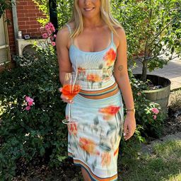 StyleCast x Revolte Floral Print Crop Top-image-75