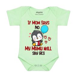 Arvesa My Mamu Will Say Yes Printed Bodusuit-image-3