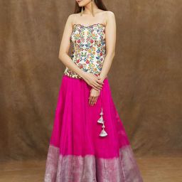 Khwaab by Sanjana Lakhani Embroidered Ready to Wear Lehenga &-picture-46