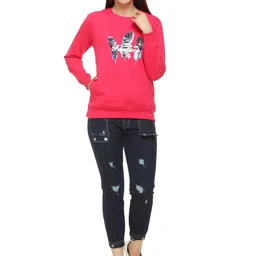WOOL 4U Women Printed Sweatshirt-image-82