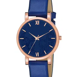 THE SHOPOHOLIC Women Dial & Leather Straps Analogue Watch R-Blue-image-51