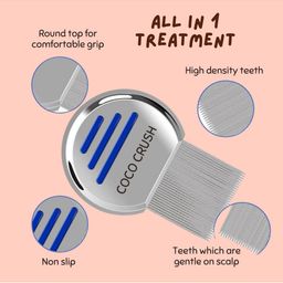 Coco Crush Lice Remover Shampoo 200 ml With Comb image 2
