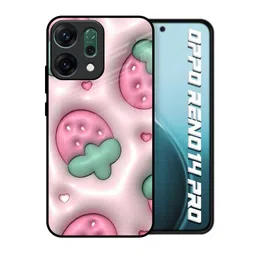 QRIOH Loveberry Bliss Printed Oppo Reno14 Pro 5G Glass Back Case Mobile Accessories-picture-15