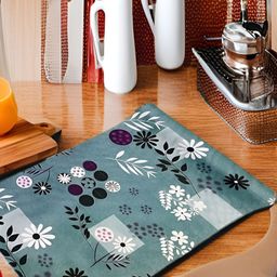 Aura Green Set of 1 Water Resistant Shelf Liner Organisers-8