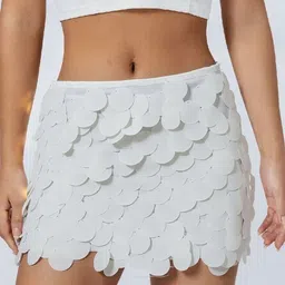 LULU & SKY Sequin Embellished Pencil Mini Skirt-picture-10