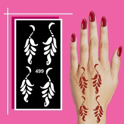 Detailed Henna Art Sheets for a Professional FinishFor Kids-41