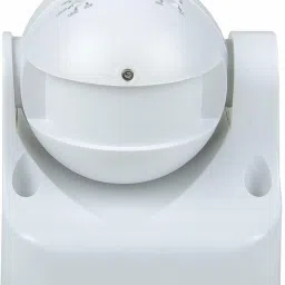Quick Sense (Qs-M4) 180 Plastic Wall-Mount Microwave Motion Switch with Light, Energy Saving Sensor, LUX Adjustment (Standard, White) Smart Switch image 4