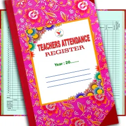 Teachers Attendance Register | 100 Sheets | 200 Pages | Hard Bound 1-Part Record Keeping Books-image-84