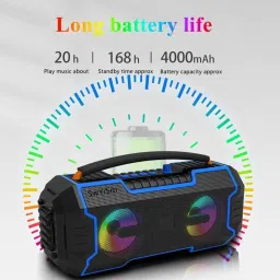 Stilvoll Wireless 1800mAh Battery 20 Hours Playing Bluetooth Speaker /Loud Speaker 5 W Bluetooth Party Speaker image 5