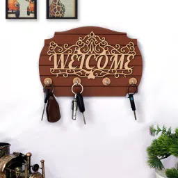 Welcome Brown MDF Key Holder by Craft Tree-picture-16