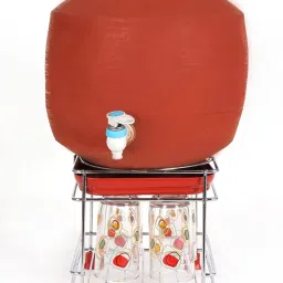Matka Stand With Tray for Round Base Water Pot Can| Matki/Ghada/Pot Stand Watermeter-27