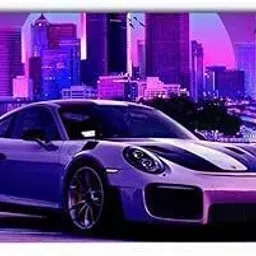 Gifting Domus Anime Car Large Mouse Pad Desk Mat with 10 Free Car Vinyl Stickers, Laptop, PC Mousepad-image-8