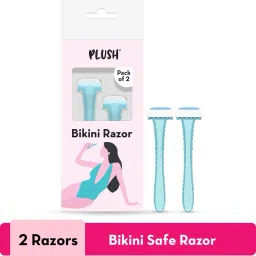 Bikini Razor | Pack of 2 | Reusable Safe Hair Removal For Bikini Line |, Women-14