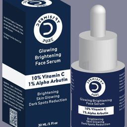 DERMISTRY Pure 10% Vitamin C 1% Alpha Arbutin Dull Skin Brightening Serum- 30 ml-8