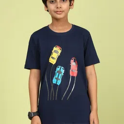 YK Boys Graphic Printed Round Neck Cotton Relaxed Fit T-shirt-33