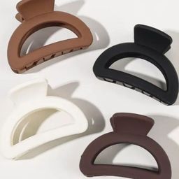 DIVASTRI Women Set of 3 Matte Finish Claw Clip-picture-39