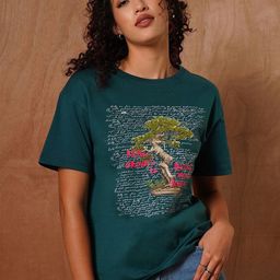 The Roadster Lifestyle Co Printed Cotton Oversized Tshirt-picture-24
